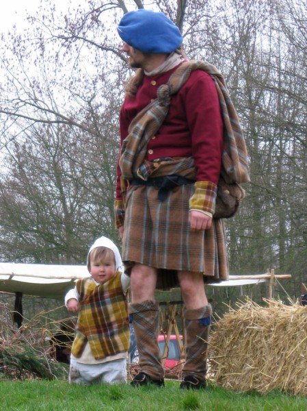 James and Éowyn out for a walk